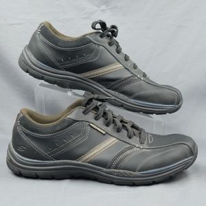 Skechers Devention Shoes 10 Black Tan